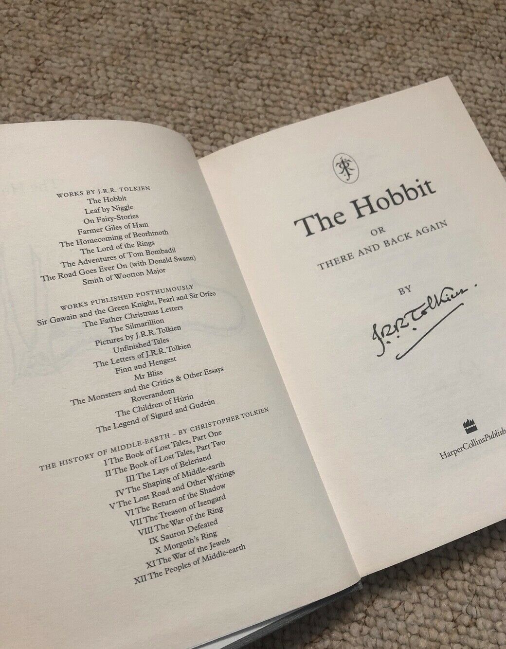 TCG - The Hobbit by J. R. R. Tolkien (Clothbound, 2013) RARE