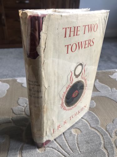 TCG - First Edition 1st Impression The Two Towers Dust Jacket Dust ...