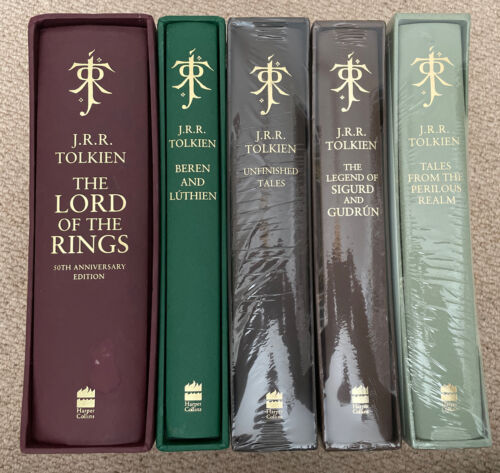 TCG - J.R.R Tolkien Deluxe Ed. LOTR, Unfinished Tales, Sigurd, Beren ...