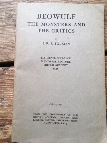 TCG - Beowulf: The Monsters And The Critics, By J.R.R. Tolkien. Paperback