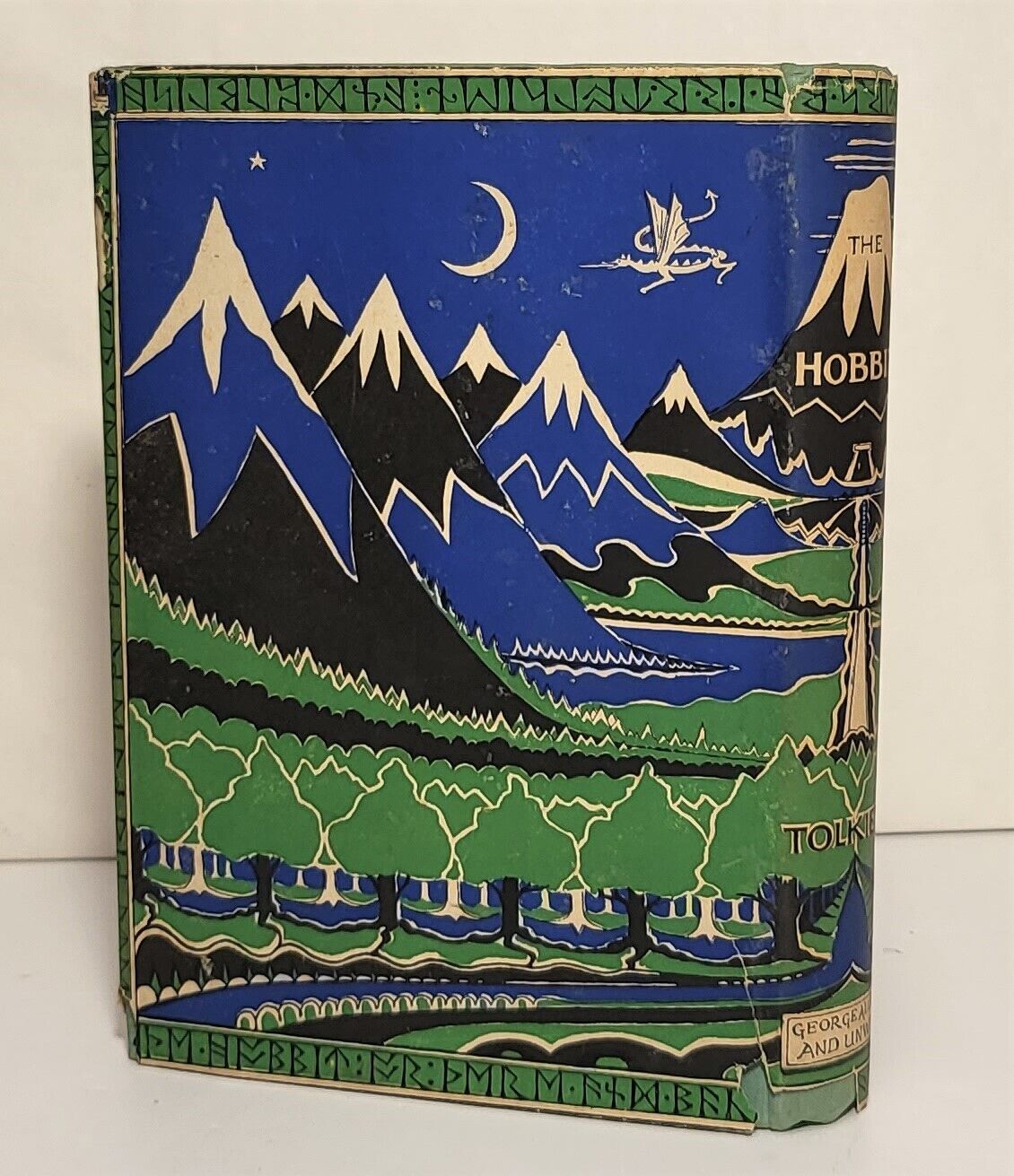 TCG - J.R.R. Tolkien, The Hobbit, 1st Edition, 2nd, 1937 w/Original ...