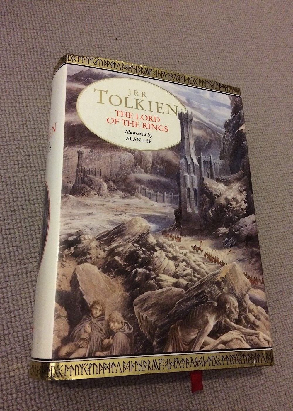 TCG - Tolkien LORD OF THE RINGS hardback 1st impression 1991 Alan Lee ...