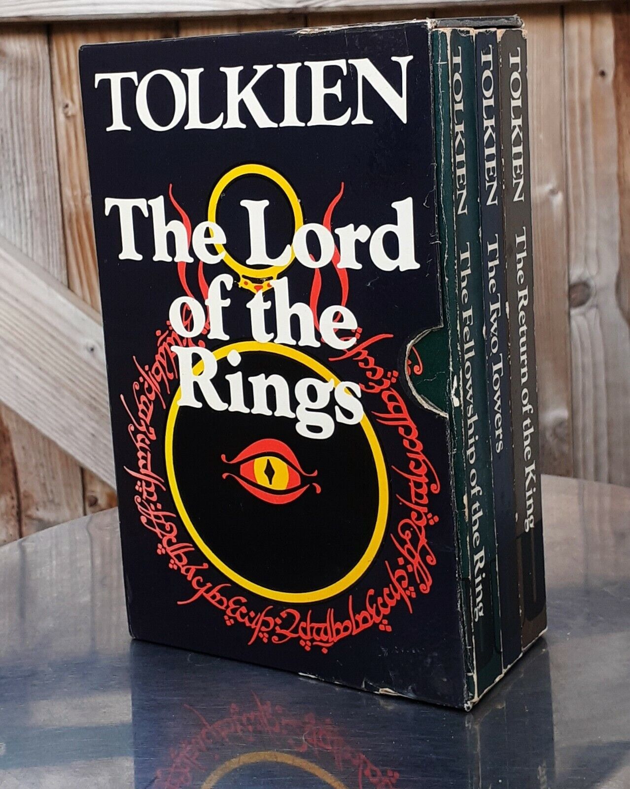 TCG - J.R.R. Tolkien THE LORD OF THE RINGS Box Set Unwin RARE Vintage ...