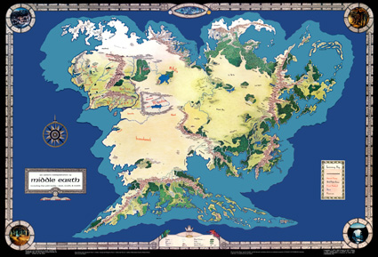 TCG - Middle-earth Role Playing Poster Maps